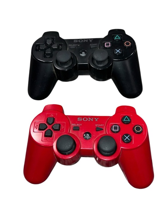 Sony Other - Sony Black and Red Dual PlayStation‎ Controllers
